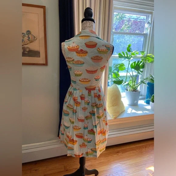RARE Fervour Pie Dress ModCloth Size Small Lined - Picture 5 of 16
